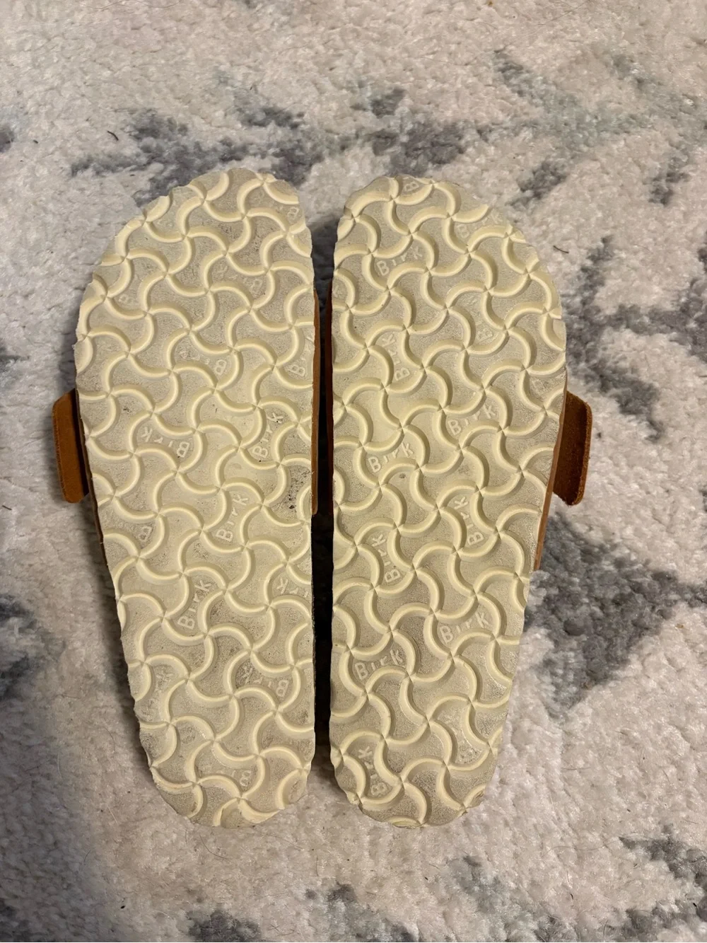 Birkenstock Single Strap Sandal in Cognac - Picture 3 of 4